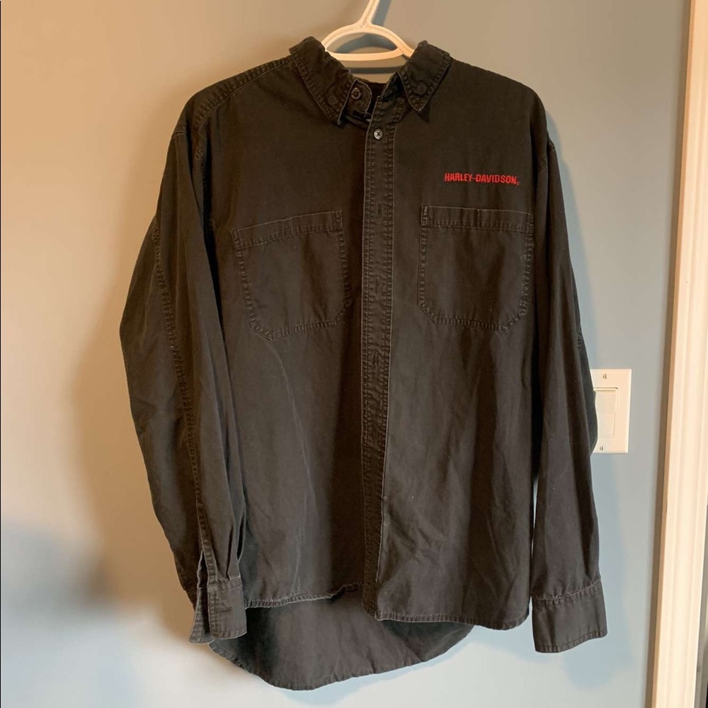 Harley Davidson Long Sleeve Button Down